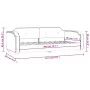 Taupegraues Stoffschlafsofa 80x200 cm von vidaXL, Betten und Lattenroste - Ref: Foro24-354203, Preis: 189,12 €, Rabatt: %