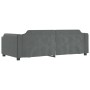 Sofá cama tela gris oscuro 90x200 cm de vidaXL, Camas y somieres - Ref: Foro24-354206, Precio: 180,21 €, Descuento: %