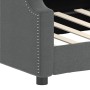 Sofá cama tela gris oscuro 90x200 cm de vidaXL, Camas y somieres - Ref: Foro24-354206, Precio: 180,21 €, Descuento: %