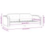 Taupe gray fabric sofa bed 100x200 cm by vidaXL, Beds and slatted bases - Ref: Foro24-354213, Price: 205,22 €, Discount: %