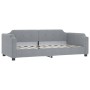 Sofá cama tela gris claro 90x190 cm de vidaXL, Camas y somieres - Ref: Foro24-354215, Precio: 189,43 €, Descuento: %