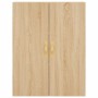 Armario de pared roble Sonoma 69,5x34x90 cm