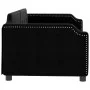 Schlafsofa aus schwarzem Stoff, 90 x 200 cm von vidaXL, Betten und Lattenroste - Ref: Foro24-354207, Preis: 192,83 €, Rabatt: %
