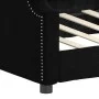Schlafsofa aus schwarzem Stoff, 90 x 200 cm von vidaXL, Betten und Lattenroste - Ref: Foro24-354207, Preis: 192,83 €, Rabatt: %