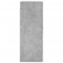 Armario de pared gris hormigón 69,5x34x90 cm