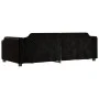 Black fabric sofa bed 80x200 cm by vidaXL, Beds and slatted bases - Ref: Foro24-354202, Price: 188,89 €, Discount: %