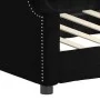 Black fabric sofa bed 80x200 cm by vidaXL, Beds and slatted bases - Ref: Foro24-354202, Price: 188,89 €, Discount: %
