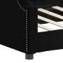 Sofá cama tela negro 90x190 cm de vidaXL, Camas y somieres - Ref: Foro24-354217, Precio: 186,58 €, Descuento: %