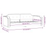 Schlafsofa aus schwarzem Stoff, 90 x 190 cm von vidaXL, Betten und Lattenroste - Ref: Foro24-354217, Preis: 189,43 €, Rabatt: %