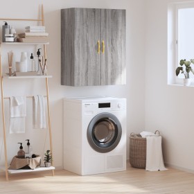 Armario de pared gris Sonoma 69,5x34x90 cm Armario de pared gris Sonoma 69,5x34x90 cm