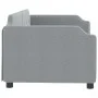 Light gray fabric sofa bed 80x200 cm by vidaXL, Beds and slatted bases - Ref: Foro24-354200, Price: 186,87 €, Discount: %