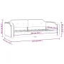 Dunkelgraues Schlafsofa aus Stoff, 100 x 200 cm von vidaXL, Betten und Lattenroste - Ref: Foro24-354211, Preis: 199,75 €, Rab...