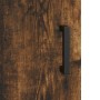 Armario de pared roble ahumado 69,5x34x90 cm
