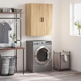 Armario de pared roble Sonoma 69,5x34x90 cm en Aparadores | Comprar online en Foro24