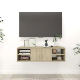Wandregal aus Sperrholz-Eichenholz Sonoma 102x30x29 cm von vidaXL, Regale und Regale - Ref: Foro24-806259, Preis: 72,22 €, Ra...