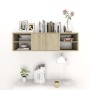 Estantería pared madera contrachapada roble Sonoma 102x30x29 cm by vidaXL, Shelves and shelves - Ref: Foro24-806259, Price: 7...