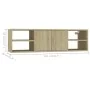 Estantería pared madera contrachapada roble Sonoma 102x30x29 cm de vidaXL, Estantes y estanterías - Ref: Foro24-806259, Preci...