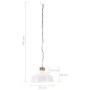 Industrielle Pendelleuchte 58 cm weiß E27 von vidaXL, Lampen - Ref: Foro24-320832, Preis: 73,08 €, Rabatt: %