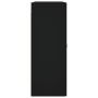 Armario de pared negro 69,5x34x90 cm