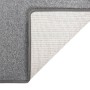 Alfombra de pasillo gris oscuro 50x100 cm
