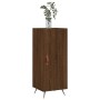 Aparador madera de ingeniería marrón roble 34,5x34x90 cm