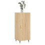 Aparador madera contrachapada color roble Sonoma 34,5x34x90 cm