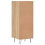 Aparador madera contrachapada color roble Sonoma 34,5x34x90 cm