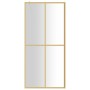 Duschtürtrennwand aus transparentem Glas ESG Gold 100x195 cm von vidaXL, Duschwände und Duschwände - Ref: Foro24-154947, Prei...