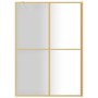 Duschtürtrennwand aus transparentem Glas ESG Gold 140x195 cm von vidaXL, Duschwände und Duschwände - Ref: Foro24-154951, Prei...