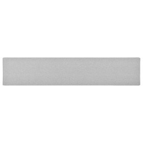 Alfombra de pasillo gris claro 50x250 cm