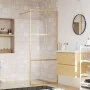 Duschtürtrennwand transparentes Glas ESG Gold 80x195cm von vidaXL, Duschwände und Duschwände - Ref: Foro24-154935, Preis: 175...