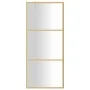Duschtürtrennwand transparentes Glas ESG Gold 80x195cm von vidaXL, Duschwände und Duschwände - Ref: Foro24-154935, Preis: 175...