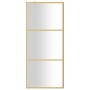 Duschtürtrennwand transparentes Glas ESG Gold 80x195cm von vidaXL, Duschwände und Duschwände - Ref: Foro24-154935, Preis: 169...