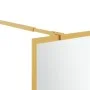 Duschtürtrennwand transparentes Glas ESG Gold 80x195cm von vidaXL, Duschwände und Duschwände - Ref: Foro24-154935, Preis: 175...