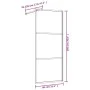 Duschtürtrennwand transparentes Glas ESG Gold 80x195cm von vidaXL, Duschwände und Duschwände - Ref: Foro24-154935, Preis: 175...