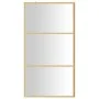 Duschtürtrennwand aus transparentem Glas ESG Gold 115x195 cm von vidaXL, Duschwände und Duschwände - Ref: Foro24-154941, Prei...