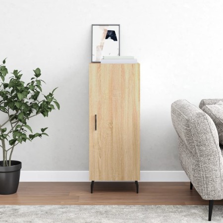 Aparador madera contrachapada color roble Sonoma 34,5x34x90 cm en Aparadores | Comprar online en Foro24