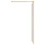 Duschtürtrennwand aus transparentem Glas ESG Gold 115x195 cm von vidaXL, Duschwände und Duschwände - Ref: Foro24-154941, Prei...