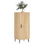 Aparador madera contrachapada color roble Sonoma 34,5x34x90 cm