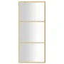 Transparente Glasduschtürtrennwand ESG Gold 90x195cm von vidaXL, Duschwände und Duschwände - Ref: Foro24-154937, Preis: 176,6...