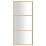 Transparente Glasduschtürtrennwand ESG Gold 90x195cm von vidaXL, Duschwände und Duschwände - Ref: Foro24-154937, Preis: 172,7...
