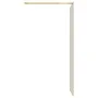 Transparent glass shower door screen ESG gold 90x195cm by vidaXL, Shower walls and screens - Ref: Foro24-154937, Price: 176,6...