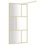 Transparente ESG Gold ESG Duschtürwand 100x195 cm von vidaXL, Duschwände und Duschwände - Ref: Foro24-154957, Preis: 207,50 €...