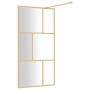 Transparente ESG Gold ESG Duschtürwand 100x195 cm von vidaXL, Duschwände und Duschwände - Ref: Foro24-154957, Preis: 200,29 €...