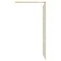 Duschtürtrennwand aus transparentem Glas ESG Gold 115x195 cm von vidaXL, Duschwände und Duschwände - Ref: Foro24-154959, Prei...