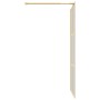 Duschtürtrennwand aus transparentem Glas ESG Gold 115x195 cm von vidaXL, Duschwände und Duschwände - Ref: Foro24-154959, Prei...