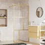 Duschtürtrennwand transparentes Glas ESG Gold 80x195cm von vidaXL, Duschwände und Duschwände - Ref: Foro24-154953, Preis: 175...