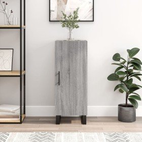 Aparador madera de ingeniería gris Sonoma 34,5x34x90 cm Aparador madera de ingeniería gris Sonoma 34,5x34x90 cm