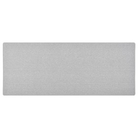 Alfombra de pasillo gris claro 80x200 cm