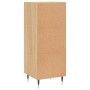 Aparador madera contrachapada color roble Sonoma 34,5x34x90 cm
